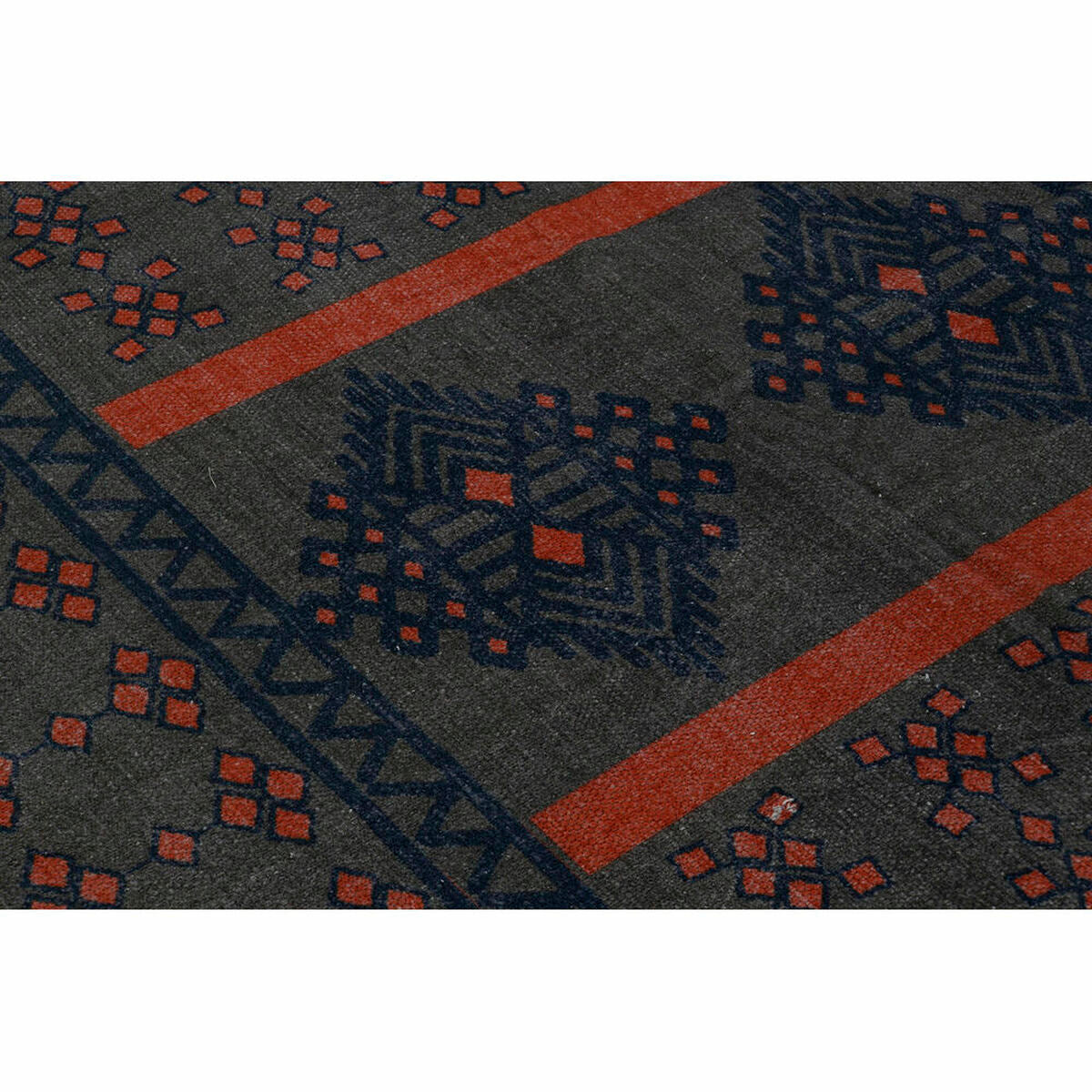 Carpet DKD Home Decor 160 x 230 x 0,4 cm Blue Orange Polyester Arab