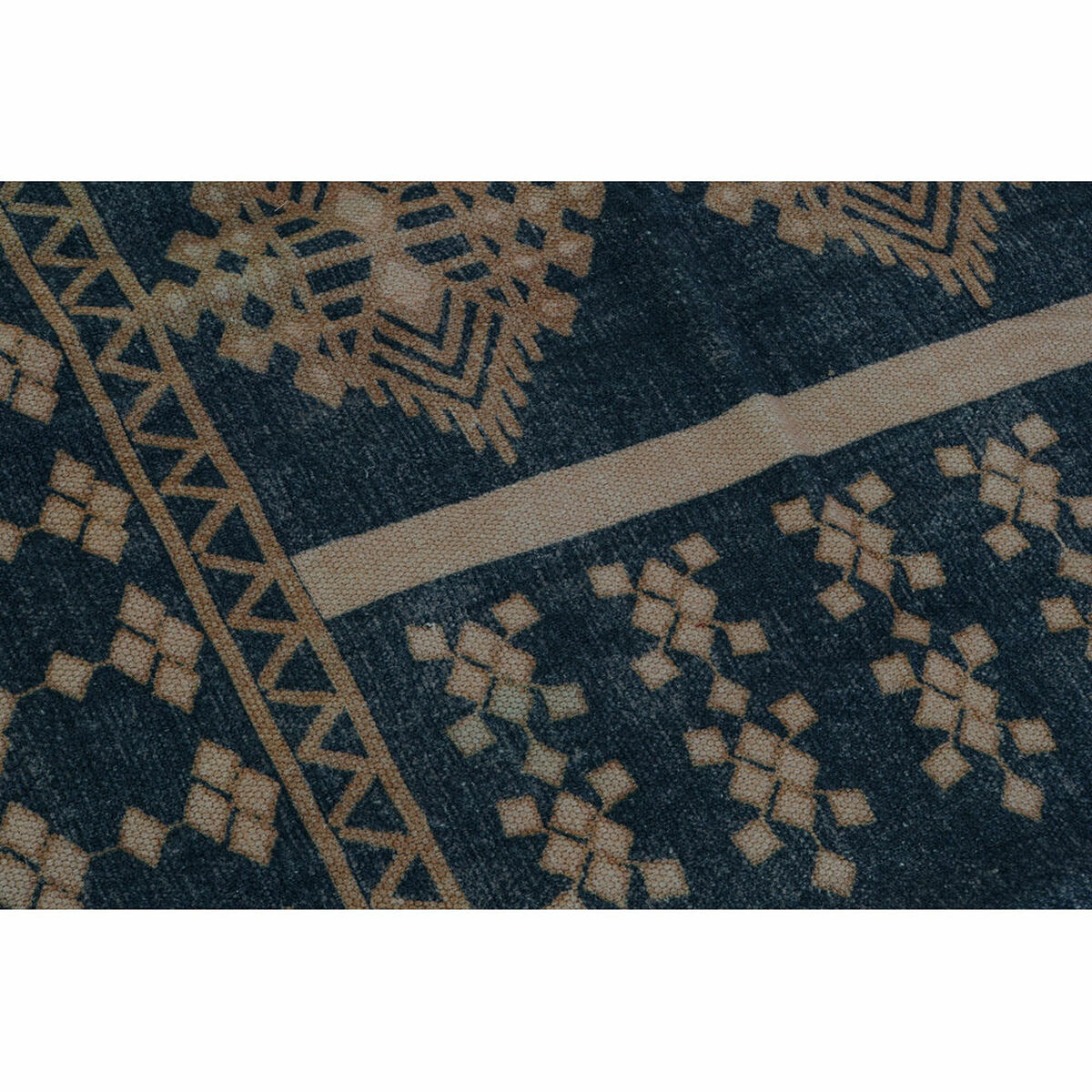 Carpet DKD Home Decor 160 x 230 x 0,4 cm Blue Orange Polyester Arab