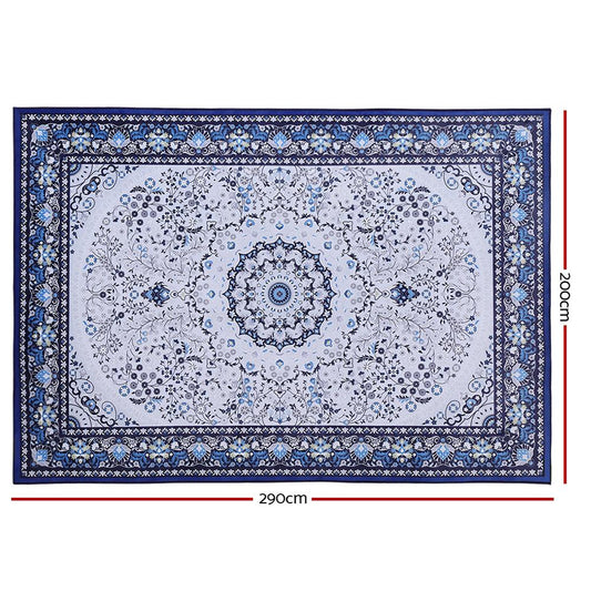 Artiss Floor Rugs Rug 200 x 290 Area Large Modern Carpet Soft Blue