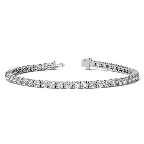 6ctw Lab Created Moissanite Tennis Bracelet - 3mm Stones - Choice of