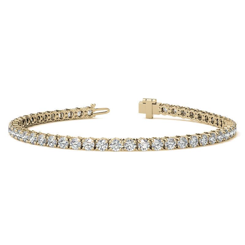 6ctw Lab Created Moissanite Tennis Bracelet - 3mm Stones - Choice of